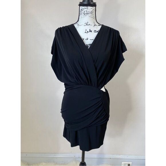 IRO Zera Ruched Mini Dress size 40/ us size 8 - Picture 4 of 9